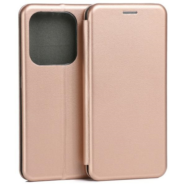 Etui Beline Book Magnetic Xiaomi Redmi   Note 14 5G różowo-złoty/rosegold