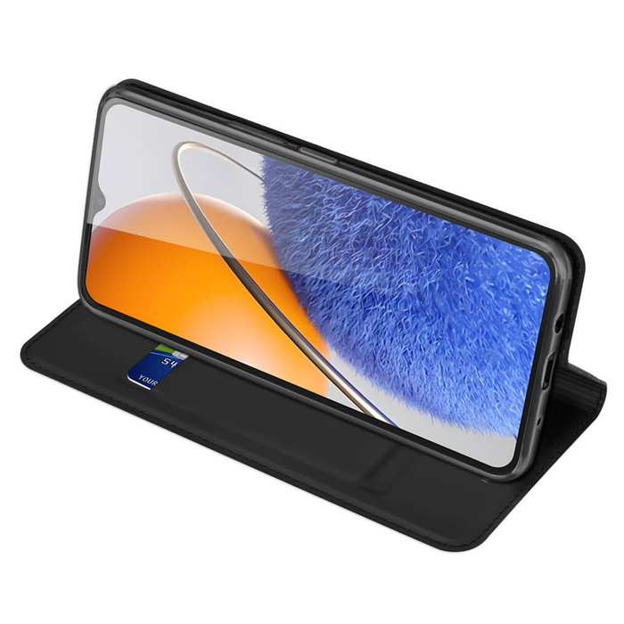 Pouzdro Dux Ducis Skin Pro pro Huawei nova Y61 flip cover card stojánek na peněženku černý