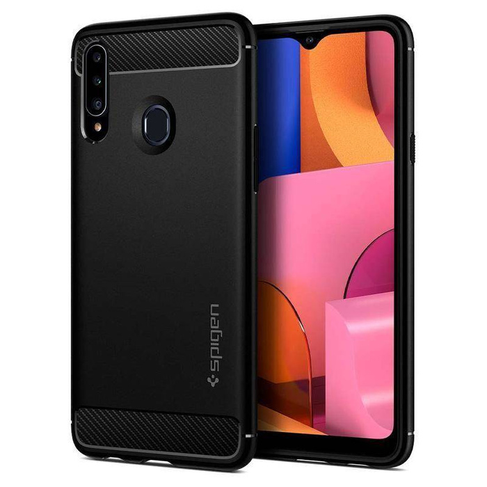 Pouzdro Spigen Rugged Armor Samsung Galaxy A20s Matte Black