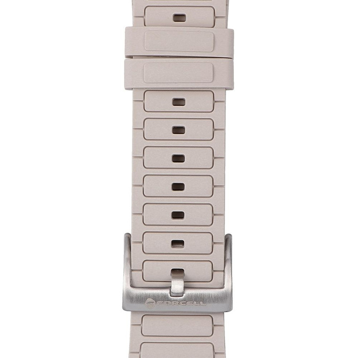 Pasek do Apple Watch Forcell F-Design FA06 dziurki silikon 38 / 40 / 41 mm biały