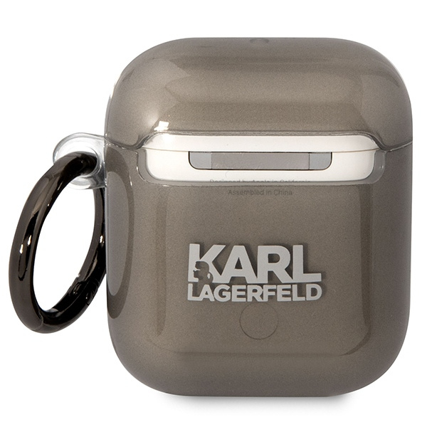 Cover Karl Lagerfeld AirPods 1/2 cover nero/nero Karl's Head