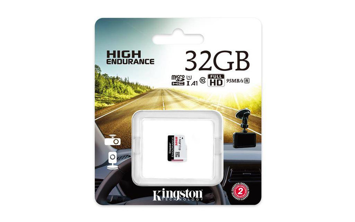 Kingston microSDHC Endurance memory card (32GB | class 10 | UHS-I | 95 MB / s)