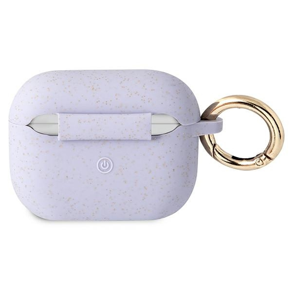 Cover GUESS Apple AirPods Pro Silicone Glitter Purple Case