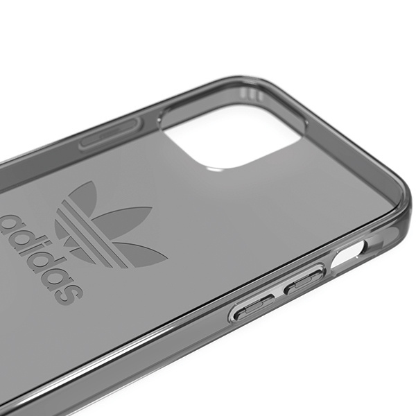 Etui Adidas OR Protective iPhone 12/12 Pro Clear Case czarny przezroczysty/smokey black 42385