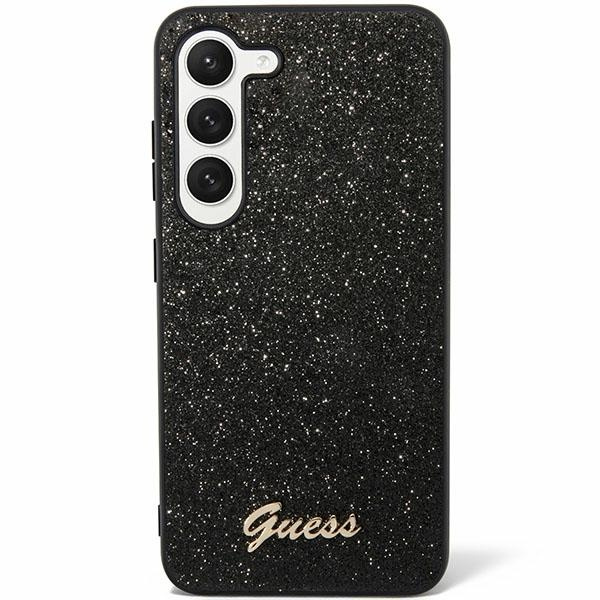 Etui Guess GUHCS24MHGGSHK Samsung Galaxy S24 Plus S926 czarny/black hardcase Glitter Script Case