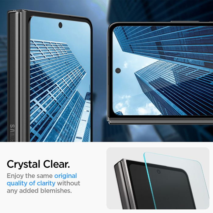 Tempered Glass Spigen GLAS.TR "EZ FIT" 2-PACK GALAXY Z Fold 5 CLEAR