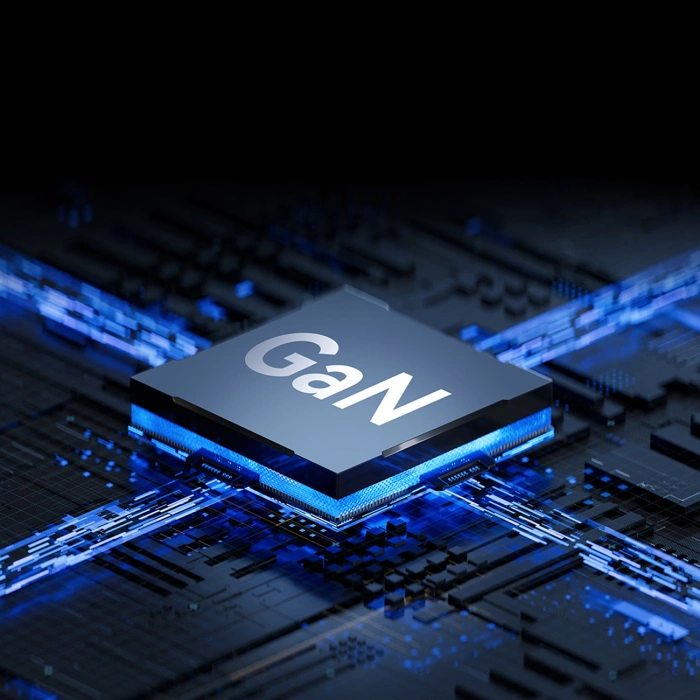 Wozinsky GaN 65W Charger with 2xUSB-C USB Ports with 65W CC Cable - White