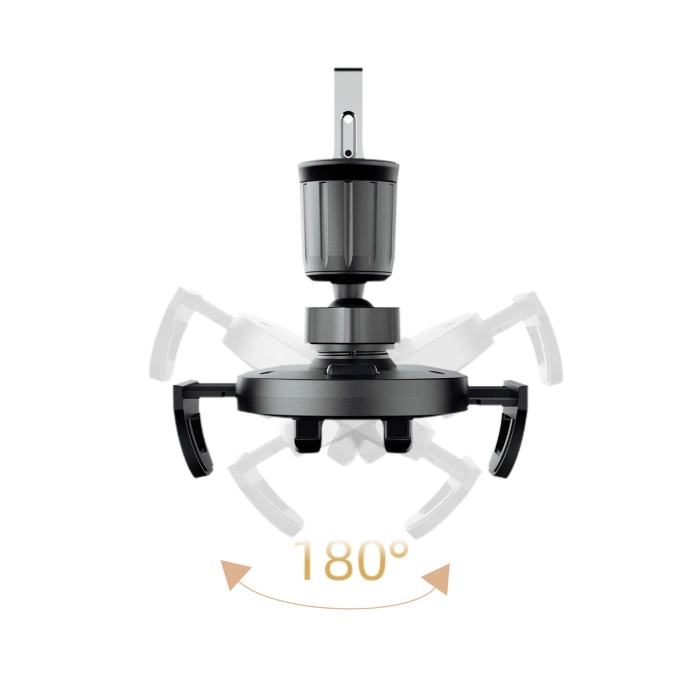 Dudao F2+ Smartphone-Halterung für Lüftungsschlitze, Klemme - schwarz