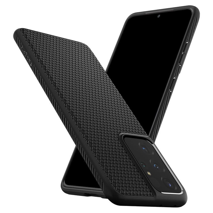 Coque SPIGEN Galaxy S21 Ultra Liquid Air Matte Black Case