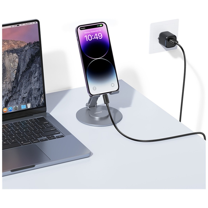 Kabel USAMS KY 2.4A Lightning do USB-A 2m US-SJ694 Biały