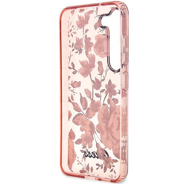Case Guess Guhcs23shcfwsp S23 S911 Pink/pink Hardcase Flower Collection Case