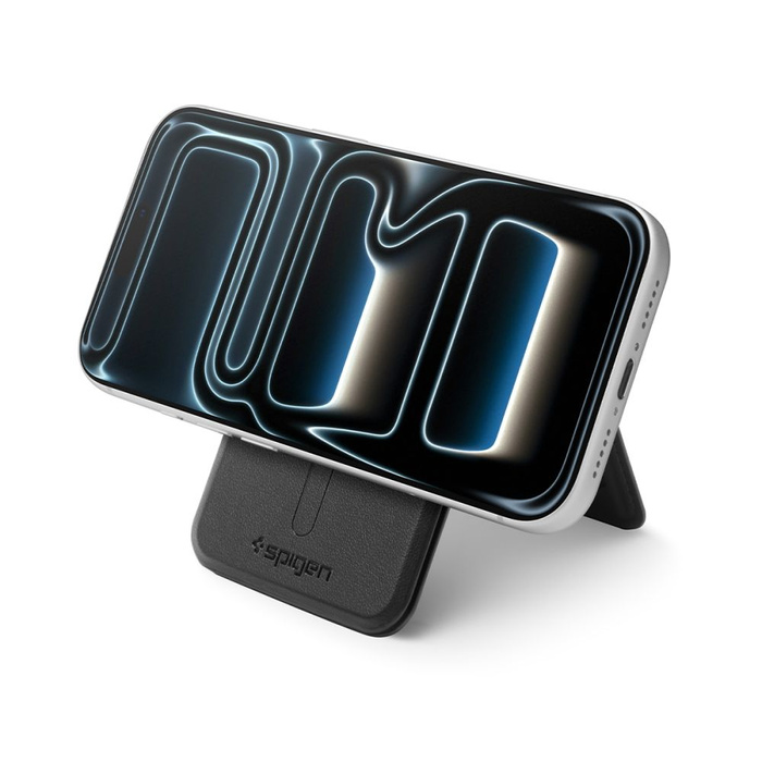 Spigen S314-3 SCHLANKES FALTSTATIV MagSafe UNIVERSAL MagNETIC KARTENHALTER SCHWARZ