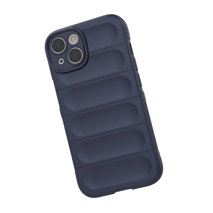 Custodia Magic Shield Case per iPhone 14 custodia corazzata flessibile azzurra