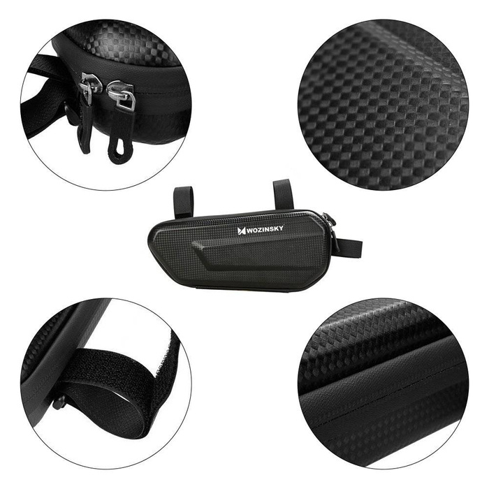 Wozinsky bike frame bag 1.5l black (WBB10BK)