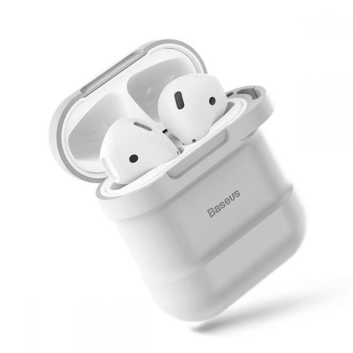 Puzdro BASEUS Apple Puzdro a remienok na Airpods White Case