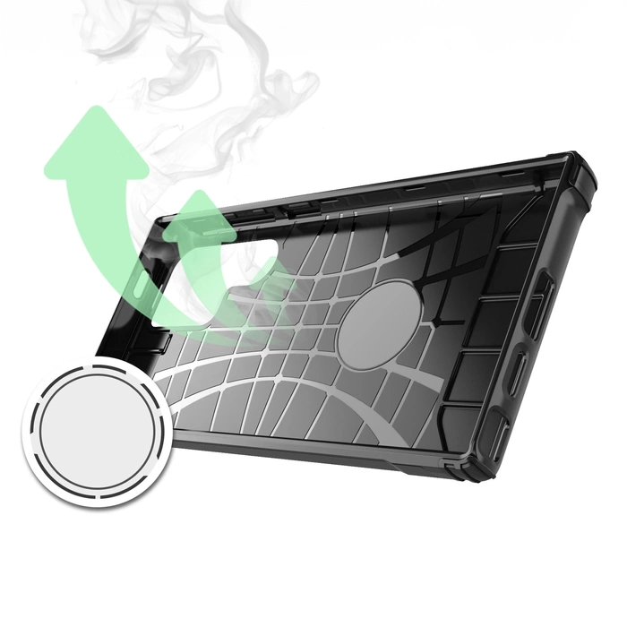 Hybridrüstung Samsung S24 Ultra Schwarz