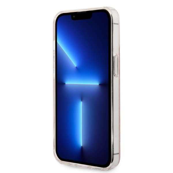 Kit Telefontok Guess Case+ töltő iPhone 13 Pro rózsaszín/rózsaszín kemény case 4G nyomtatás MagSafe