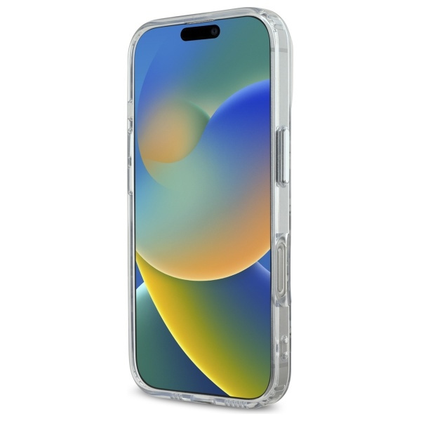 Etui Karl Lagerfeld iPhone 16 Pro 6.3" przezroczysty/transparent IML Monogram Karl&Choupette Head MagSafe