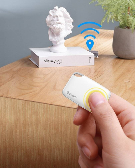 Baseus T2 mini ropetype anti-loss device key locator finder white (ZLFDQT2-02)