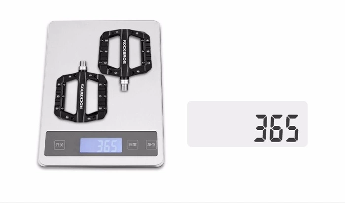 Rockbros 2017-12CBK Nylon-Fahrradpedal-Set – Schwarz