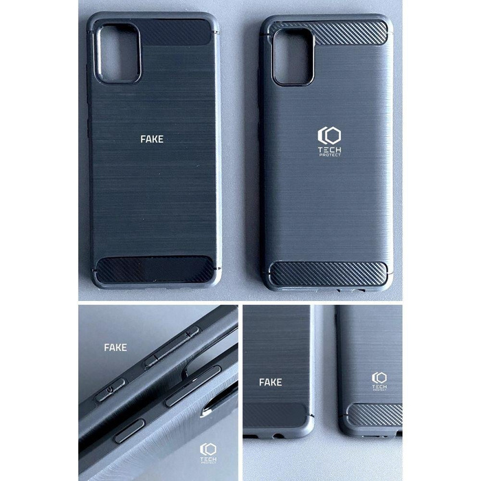Case PROTECT Tpucarbon A41 Black Galaxy Black Case