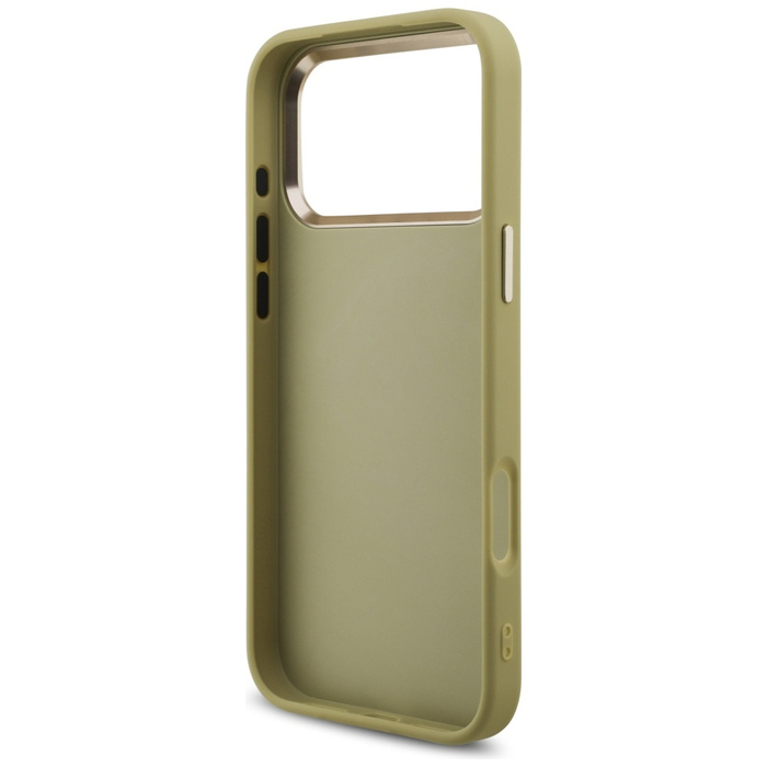 Etui Guess Fixed Glitter Big 4G Metal    Frame do iPhone 17 Pro Max złoty