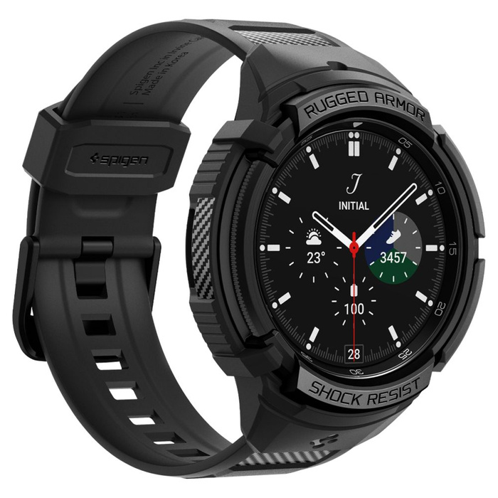 Funda Spigen Rugged Armor "pro" Galaxy Watch 6 Classic (47 MM) MATTE Negro Case