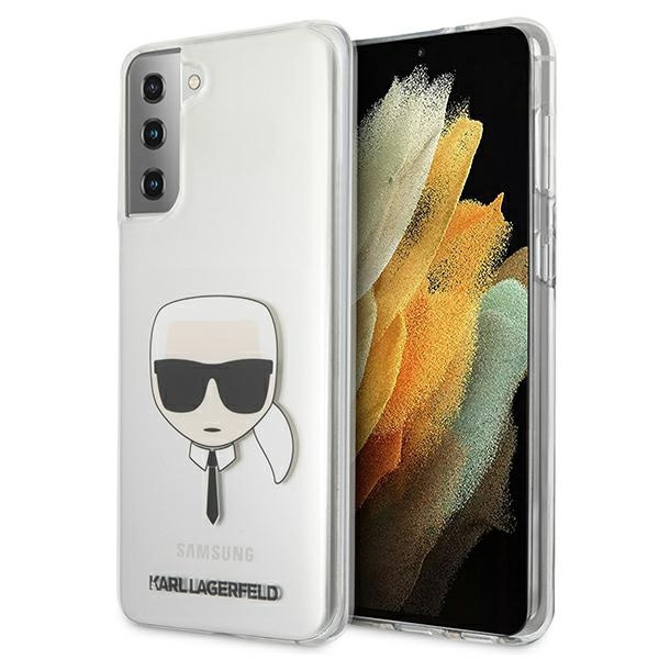 Cover KARL LAGERFELD Samsung Galaxy S21 Plus Karl's Head KLHCS21MKTR Clear Hardcase
