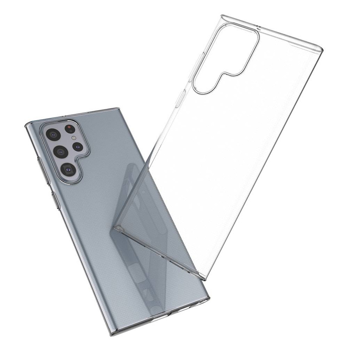 Funda de gel Ultra Clear 0.5mm Samsung Galaxy S22 Ultra transparente