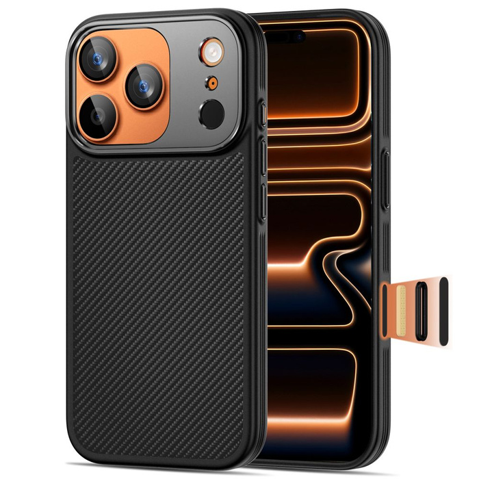 TECH-PROTECT KEVLAR ARAMID MAGSAFE IPHONE 17 PRO MAX BLACK