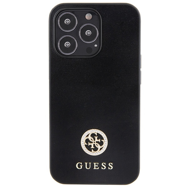 Guess GUHCP13LPS4DGPK iPhone 13 Pro 6.1" noir/noircase Strass Metal Logo