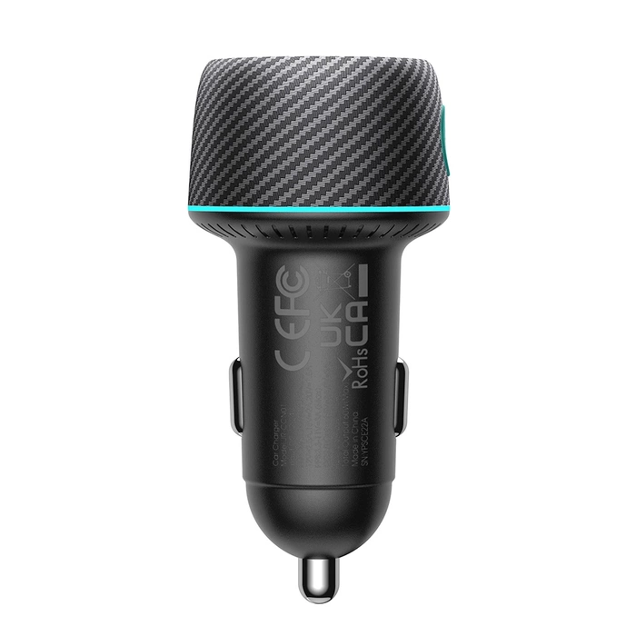 [APRÈS RETOUR] Chargeur de voiture 60W USB-C USB-A Joyroom JR-CCN01 - noir