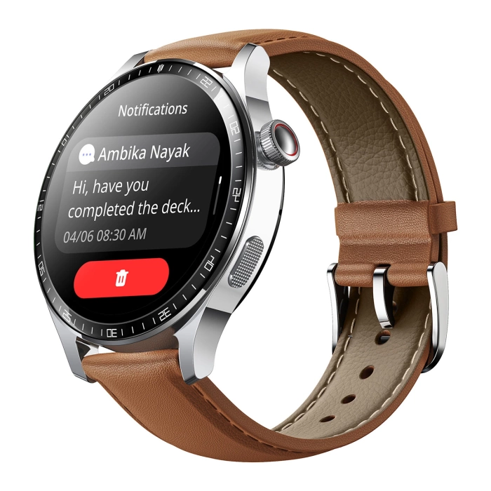 Joyroom Classic Series JR-FC2 Pro Smartwatch mit Anrufannahmefunktion – Silber