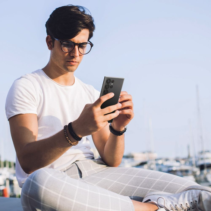 KAMERASCHUTZ Spigen OPTIK.TR "EZ FIT" KAMERASCHUTZ 2ER-PACK GALAXY S23 ULTRA SCHWARZ