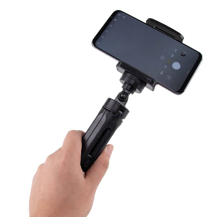 Mini-Telefonständer Kamera-Stativ Selfie-Stick GoPro Griff schwarz