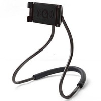 Držák kolem krku "Lazy" černá/černá