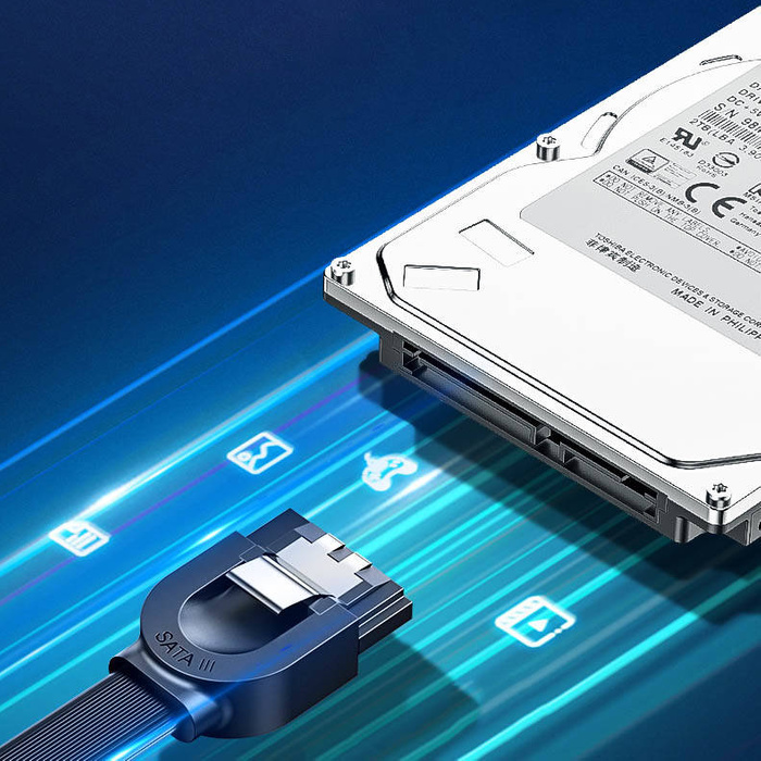 UGREEN kabel SATA 3.0 0,5 m černý (US217)