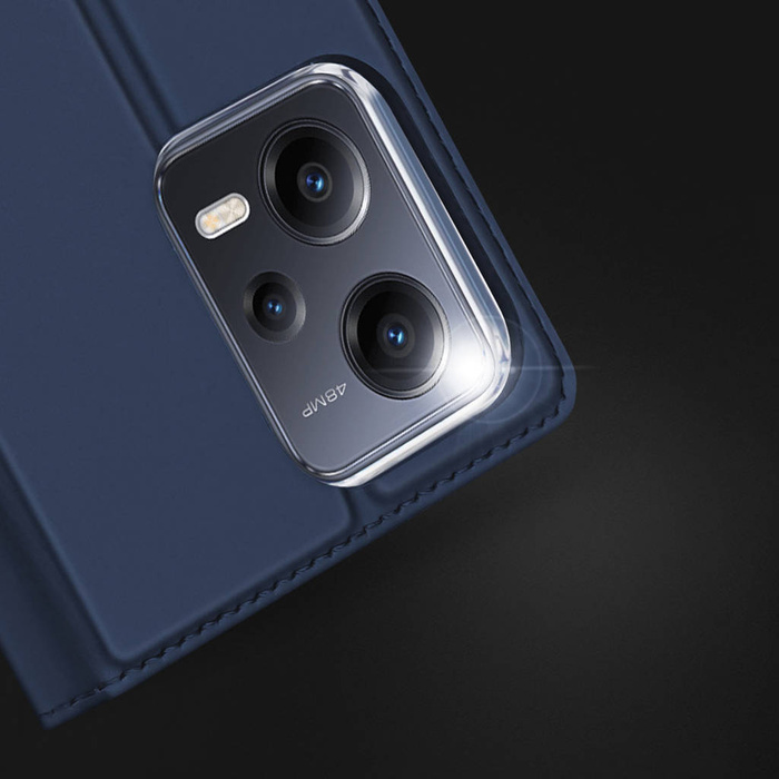 Dux Ducis Skin Pro case for Xiaomi Redmi Note 12 Pro+ flip cover card wallet stand blue