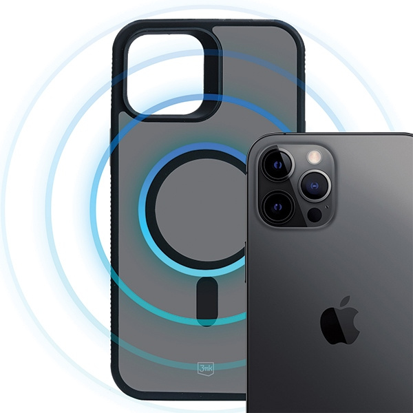 Etui 3MK Smoke MagCase iPhone 12 Pro Max 6.7"