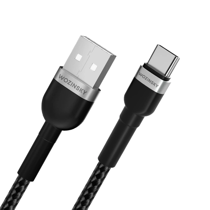 Wozinsky WNBAC1 USB-A / USB-C 2,4A Kabel 1 m - Schwarz