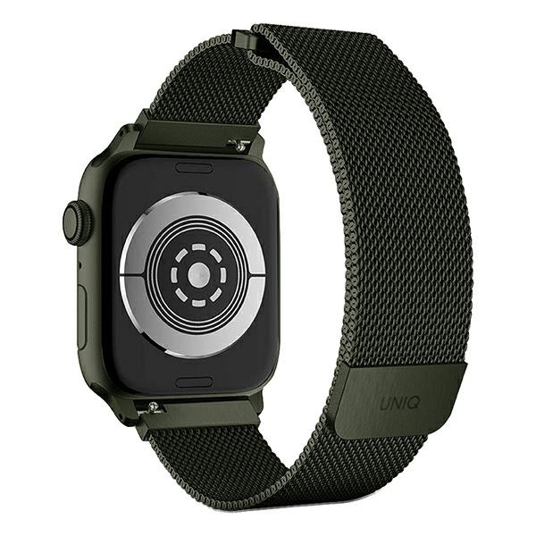 UNIQ strap Dante Apple Watch Series 4/5/6/7/SE 40/41mm. Stainless Steel green/green