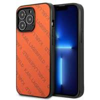 Karl Lagerfeld KLHCP13LPTLO iPhone 13 Pro / 13 6.1" hardcase orange/orange Perforated Allover