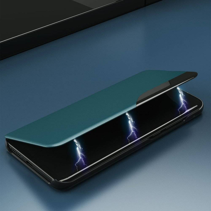 Eco Leather View Case elegantní pouzdro pouzdro s flipovým krytem a funkcí stojánku Xiaomi Poco M3 / Xiaomi Redmi 9T černé