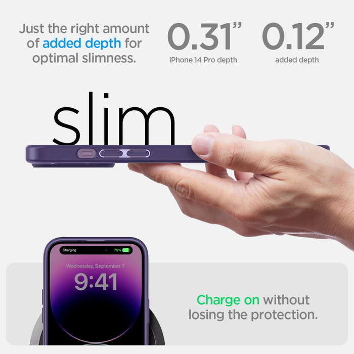 Spigen Ultra Hybrid IPhone 14 PRO DEEP PURPLE