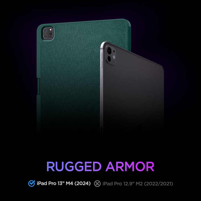 Spigen IPad URBAN FIT PRO 13 7 / 2024 VERDE NOTTE