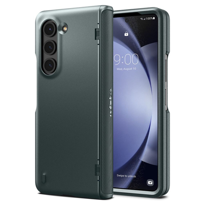 Funda Spigen Slim Armor Pro Galaxy Z Fold 5 Abyss Verde Case