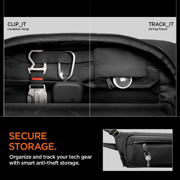 Case Spigen KD410 SLING BAG KLASDEN BLACK