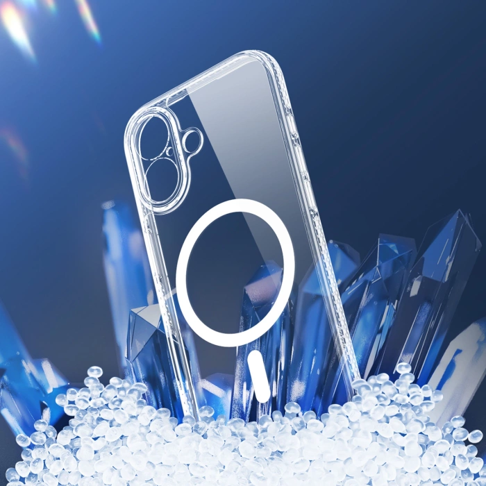 Dux Ducis Clin Mag Case für iPhone 17, kompatibel mit MagSafe, transparent
