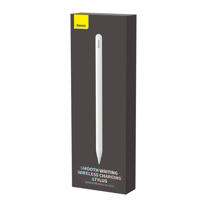 Baseus con carga inalámbrica para iPad blanco + punta reemplazable