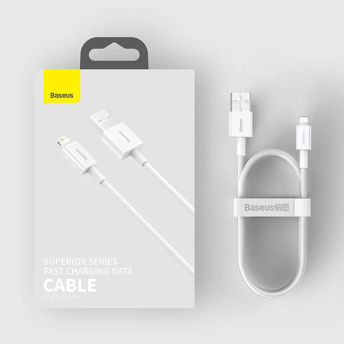 Baseus Superior USB kabel - Lightning 2,4A 1 m modrý (CALYS-A03)